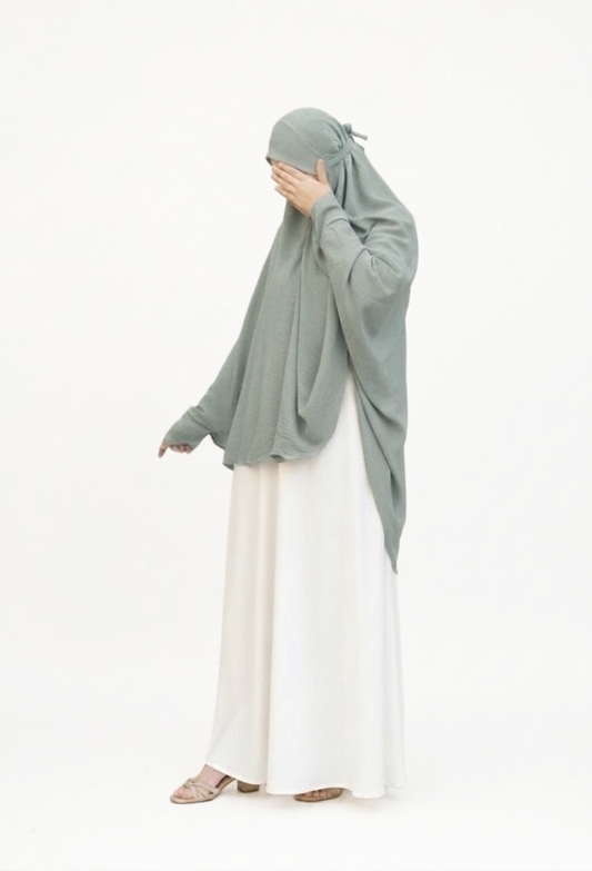 Namaz and Umrah Scarf  - Mint