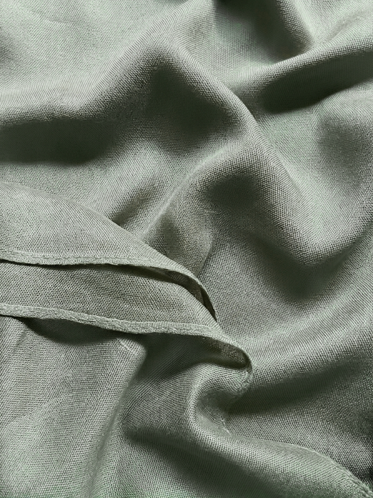 Modal Hijab XL (Single Stitch)- Sage Green