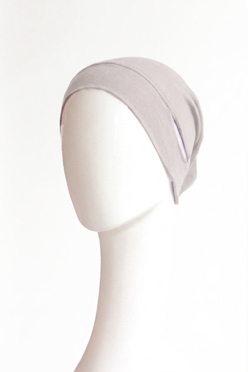 Malaysian Ear-hole Hijab Cap - Neutral