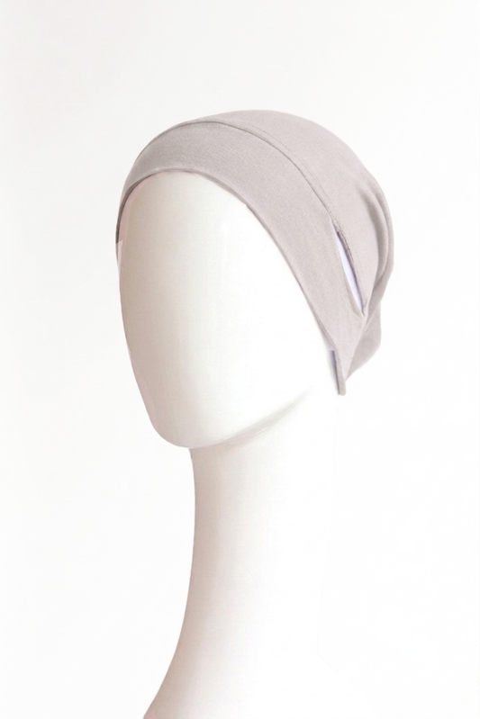Malaysian Ear-hole Hijab Cap - Neutral