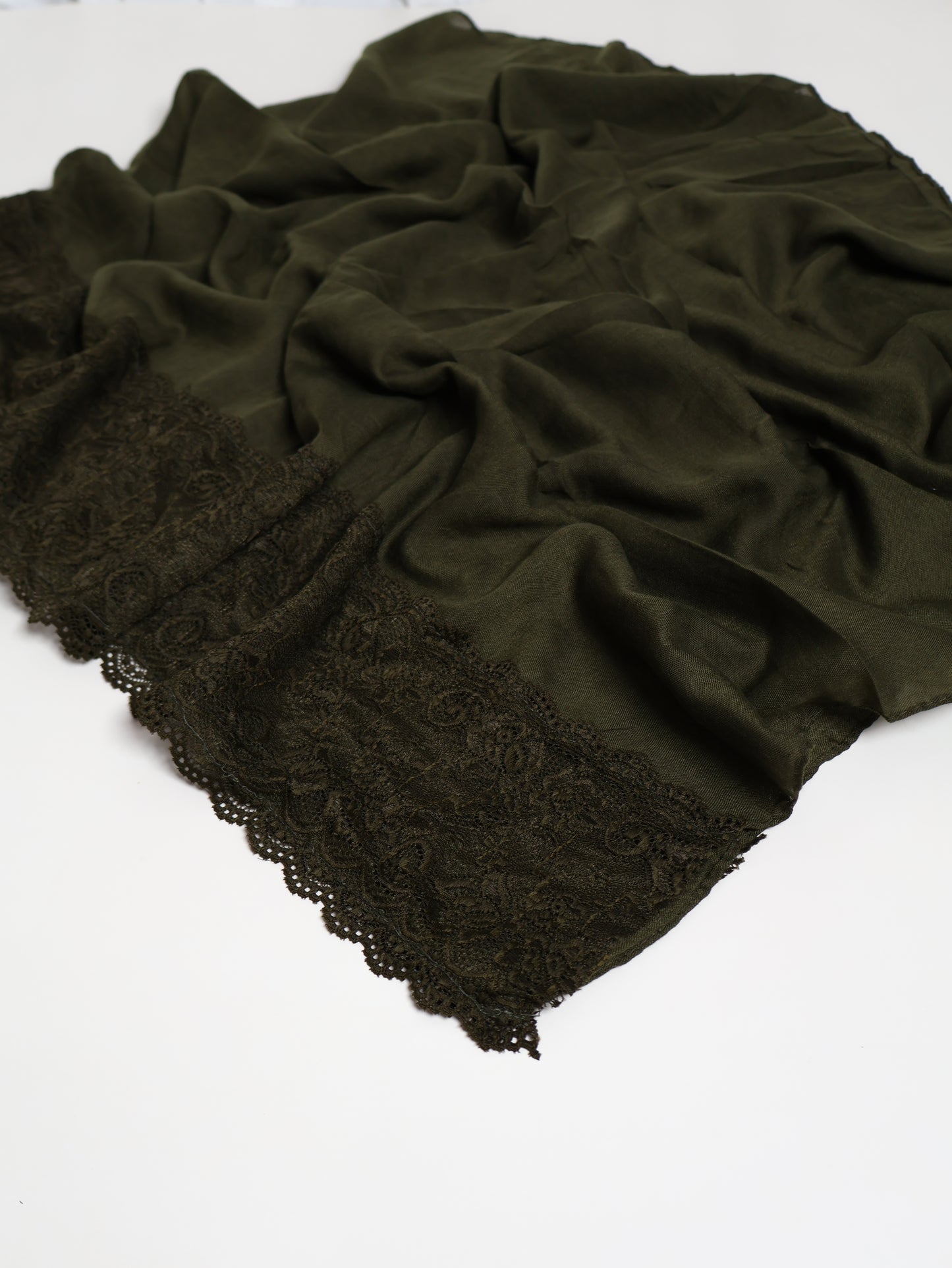 Lace Hijab - Olive