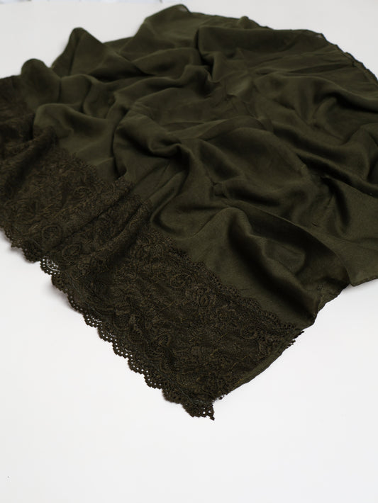 Lace Hijab - Olive
