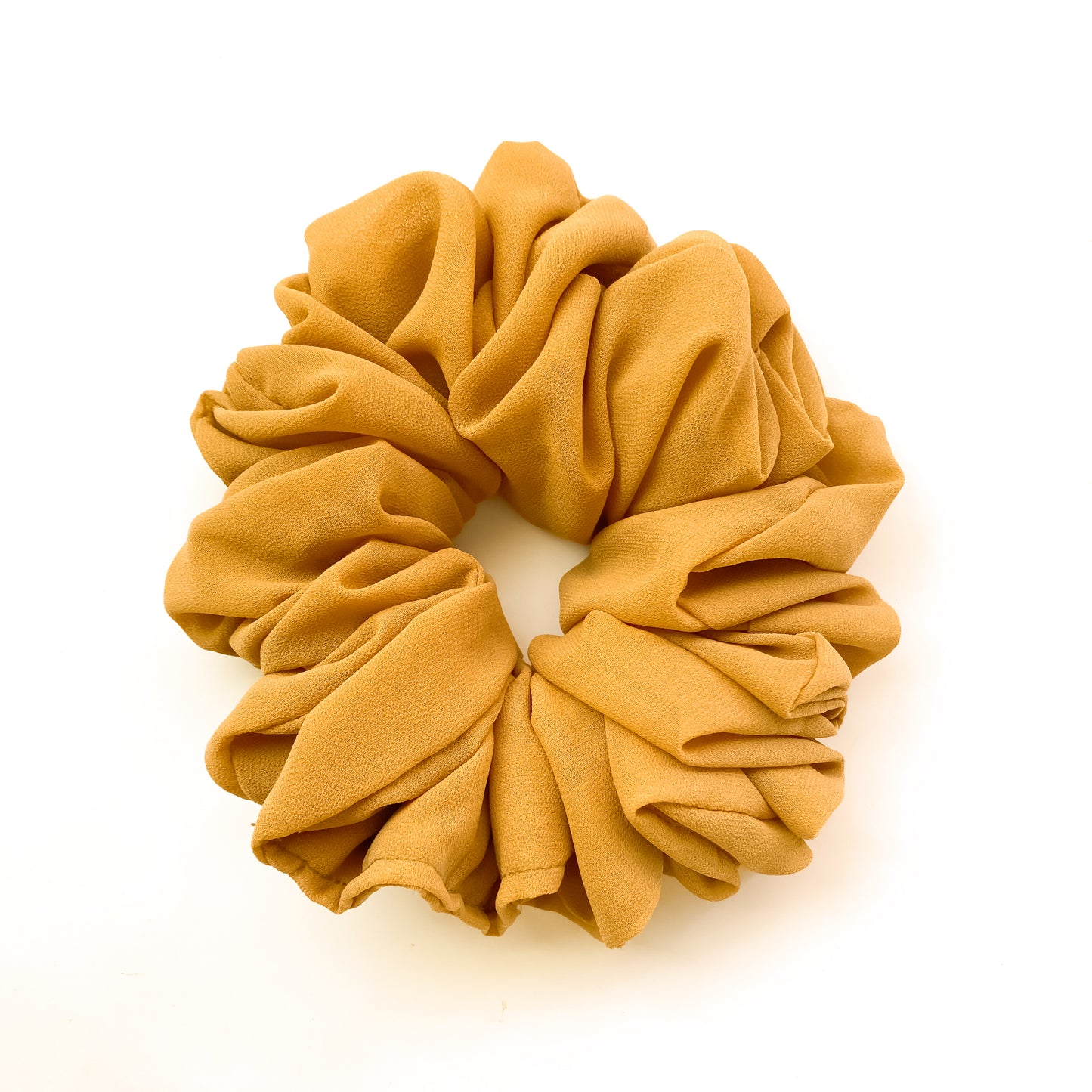 Georgette Volumizing Scrunchie - Mustard