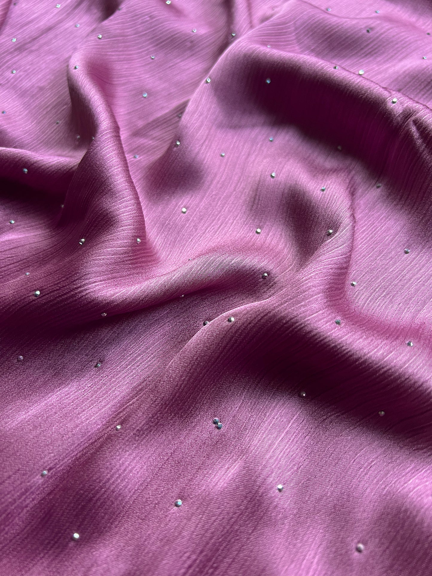 Crinkle Silk Luxe - Rose Pink