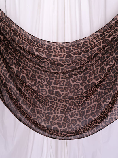 Real Modal Printed Hijab - Leopard