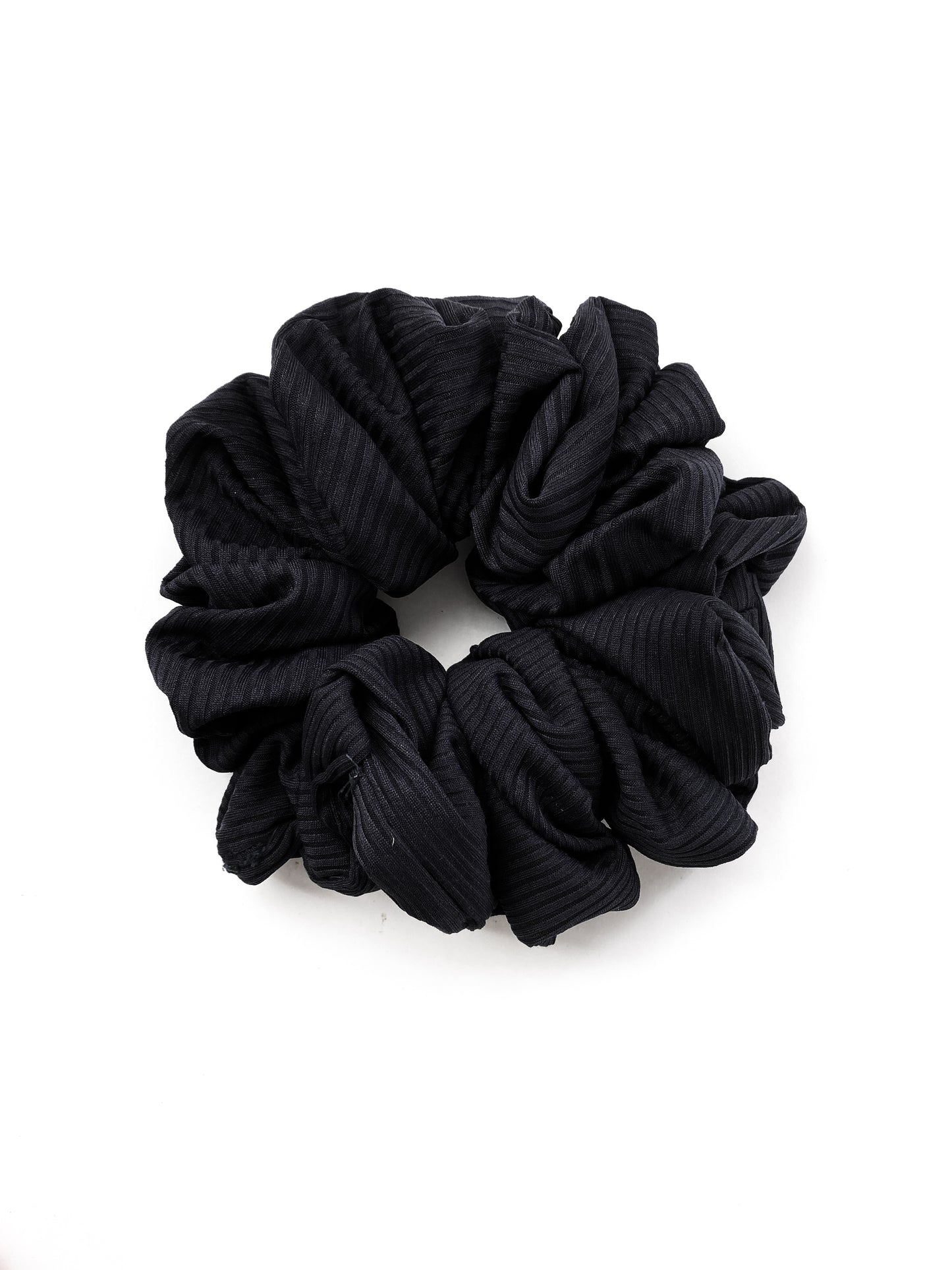 Jersey Volumizing Scrunchie - Black