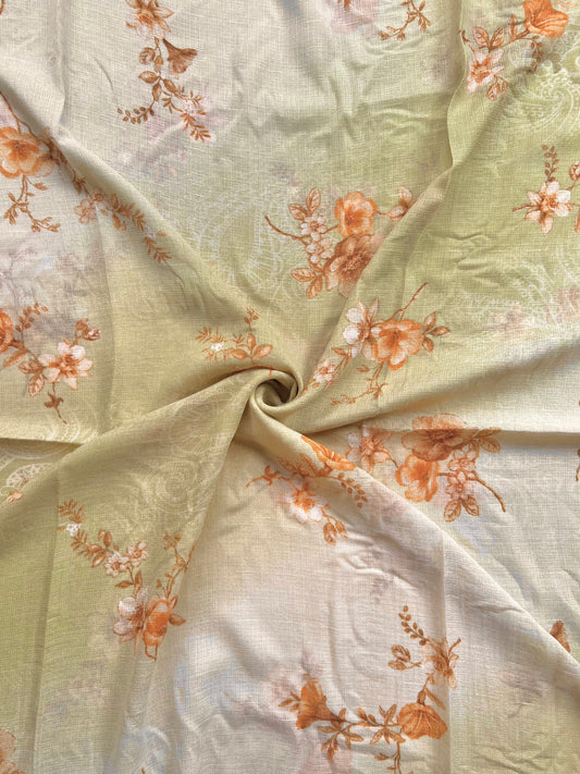 Zuheyra Printed Hijab - Mint Green