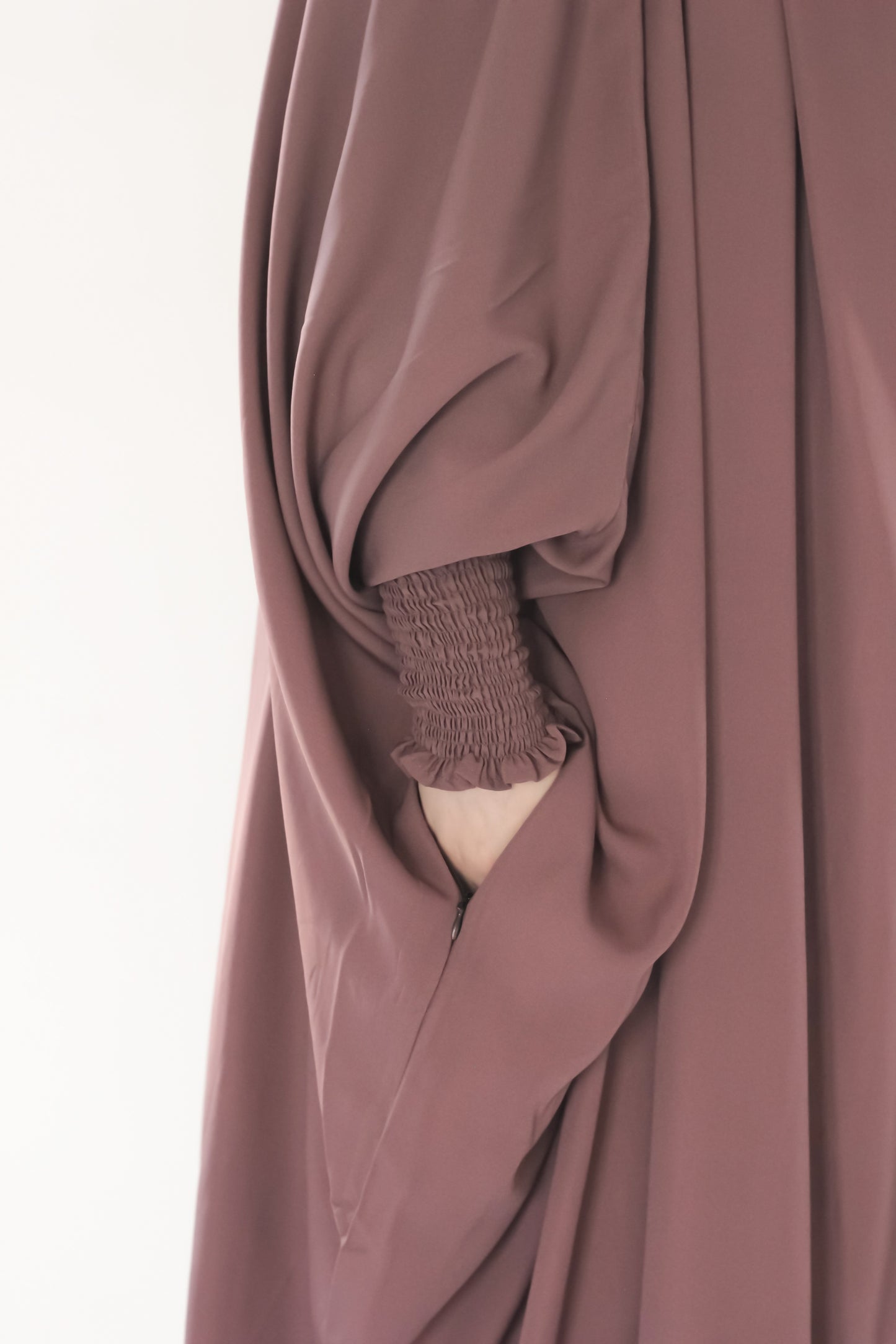 Jilbab + FREE Niqab - Rose Tan