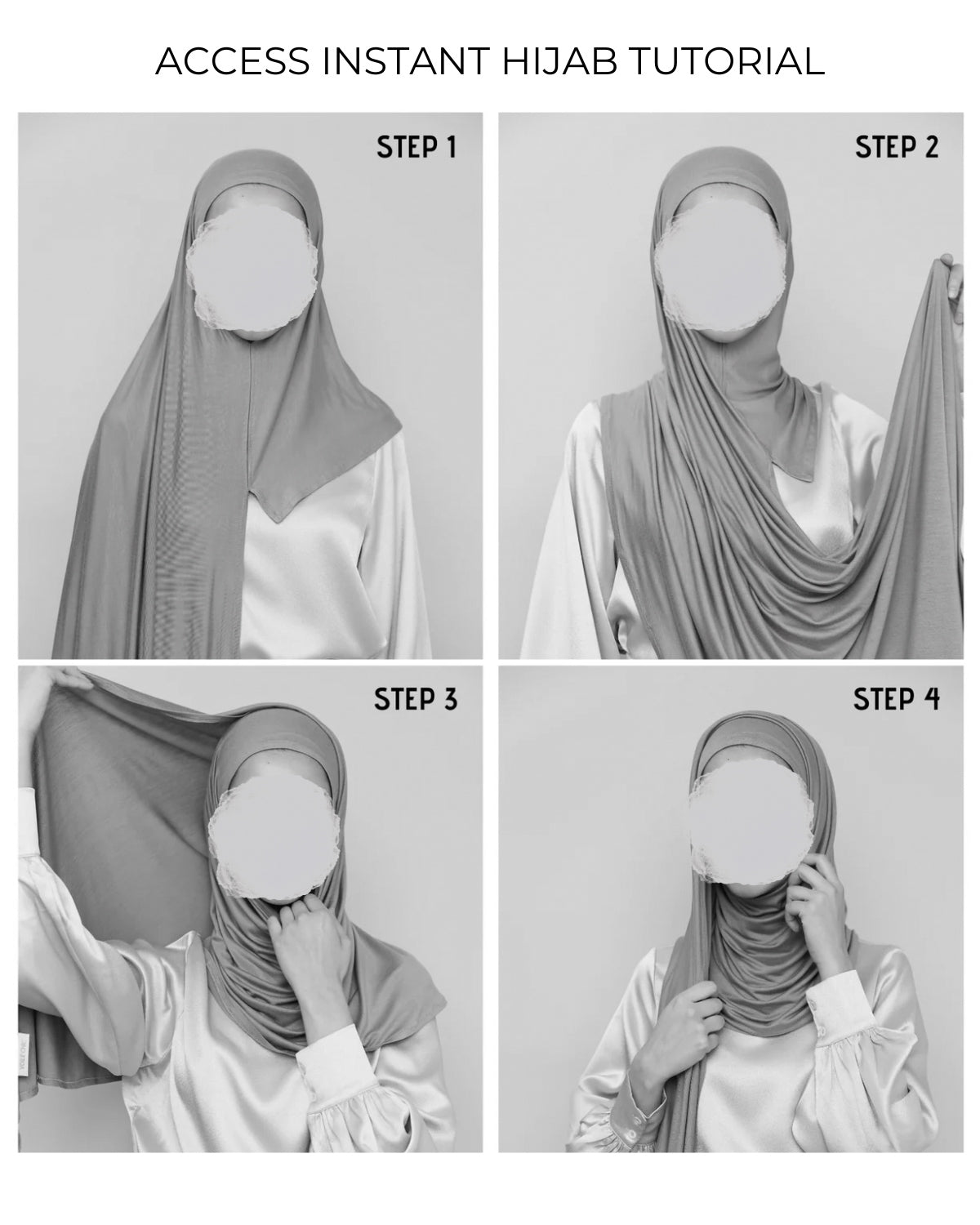 Access Instant Jersey Hijab - Beige