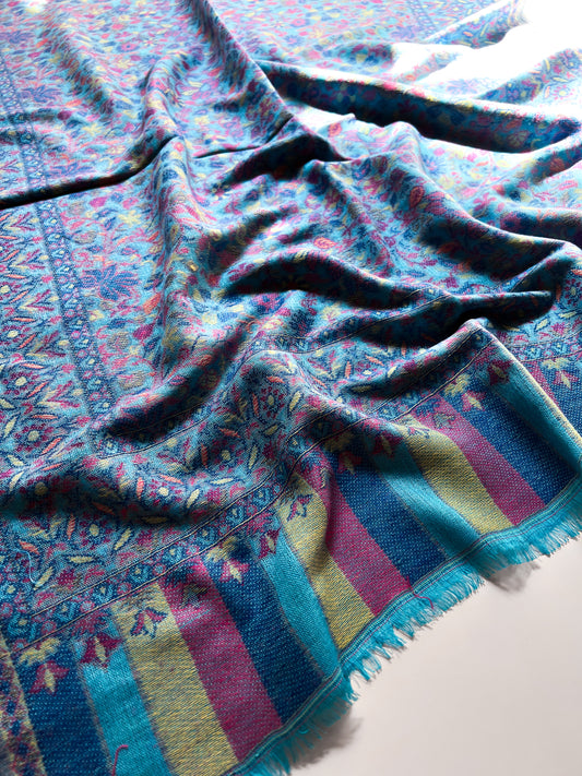 Pashmina Hijab - Aqua Blue