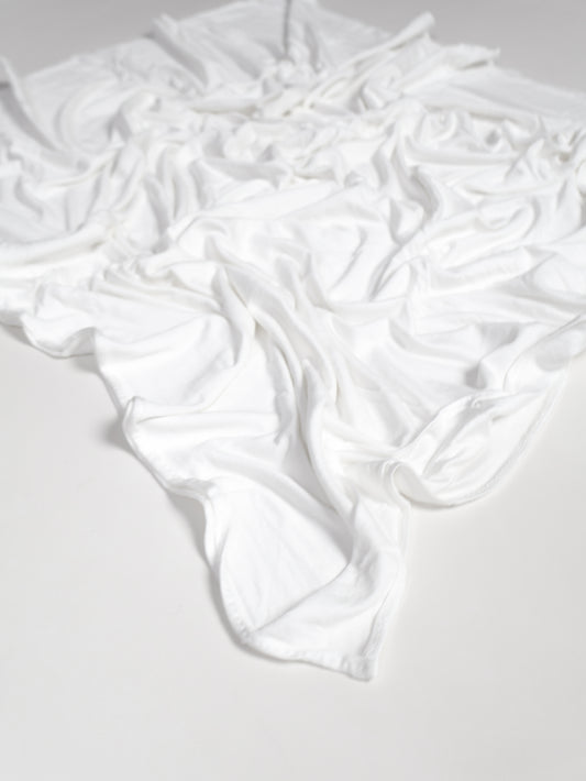 Plain Jersey Hijab - Milky White