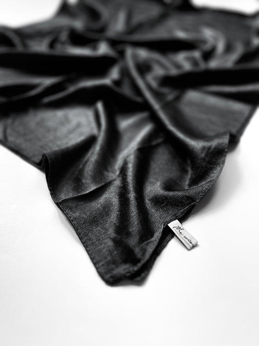 Textured Silk - Black