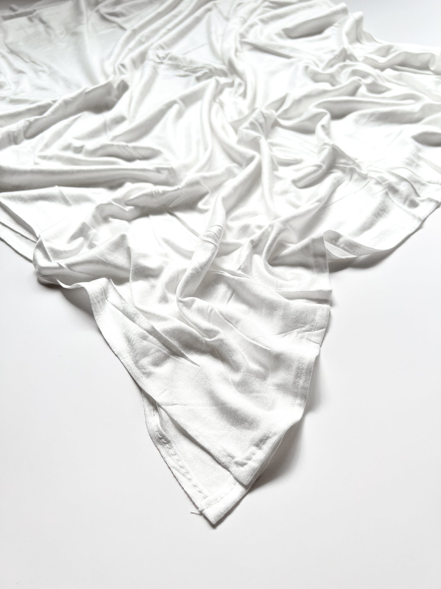 Modal Jersey Hijab - Milky White