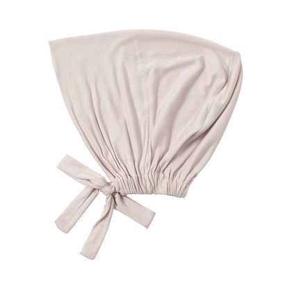 Malaysian Tie-Back Hijab Cap - Fawn