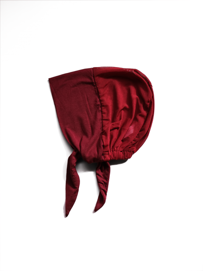Mesh-Back Underscarf - Maroon