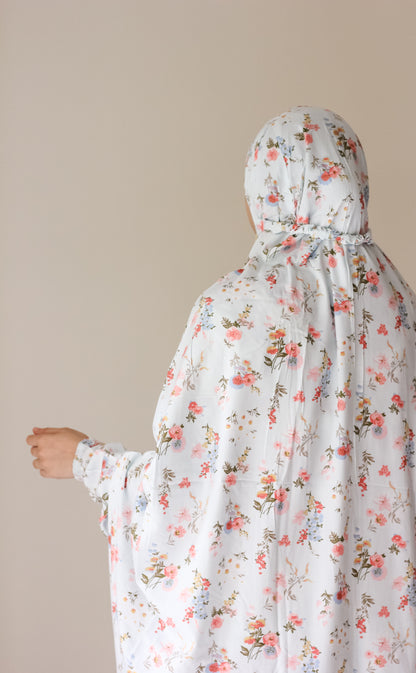 Namaz Chadar With Sleeves - Pakeeza (Blue)