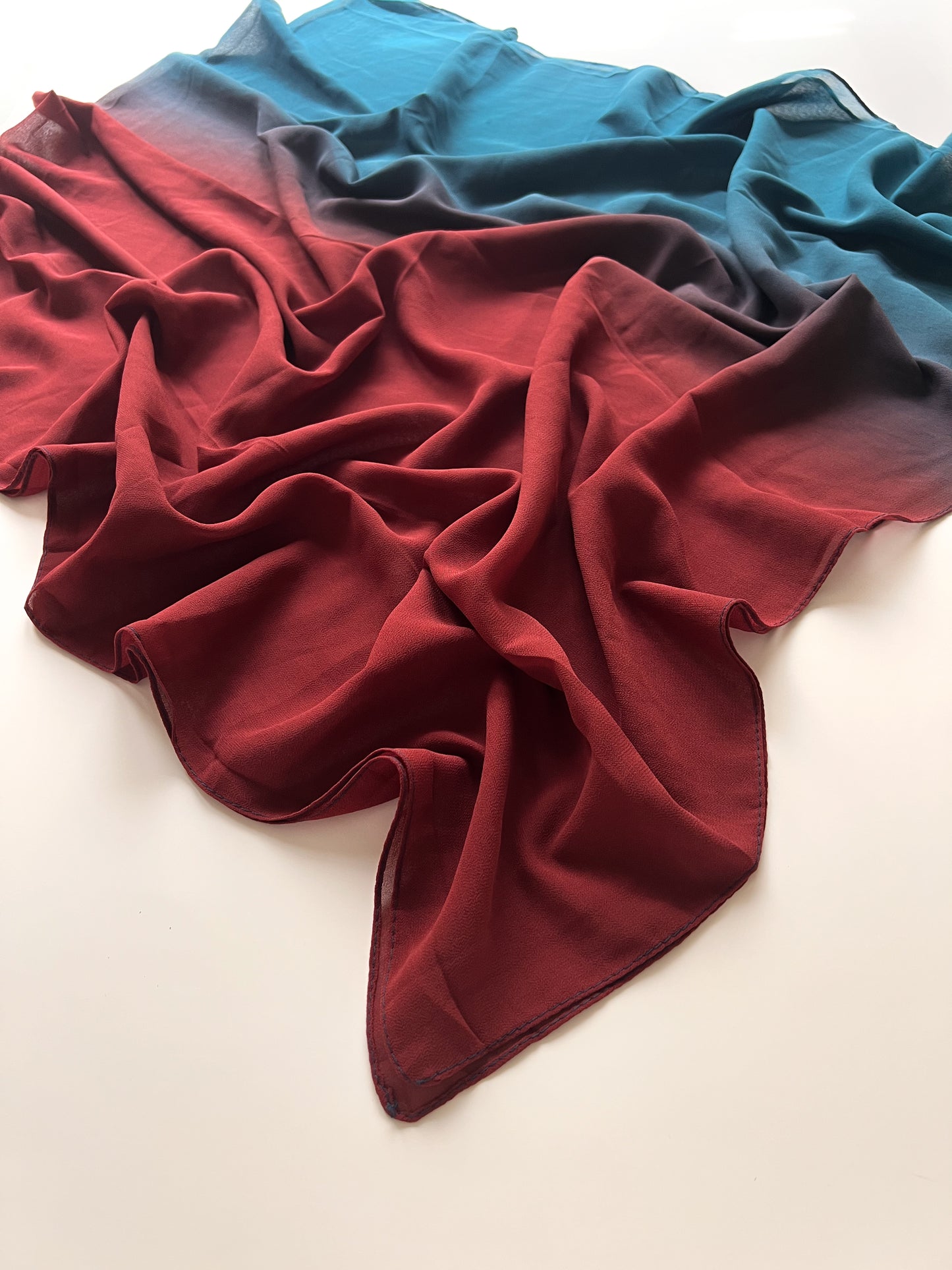 Ombre Georgette Hijab - Evening Beauty