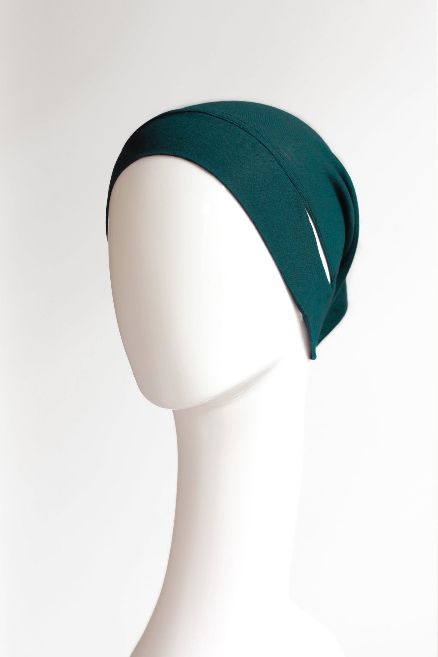 Malaysian Ear-hole Hijab Cap - Teal