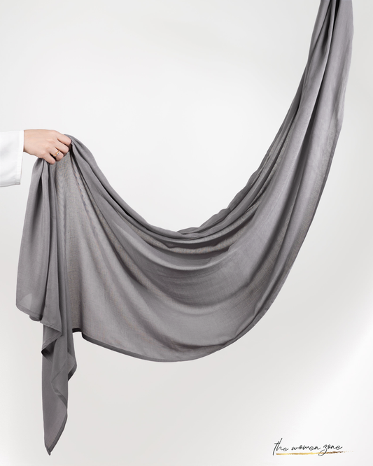 Modal Hijab - Warm Grey