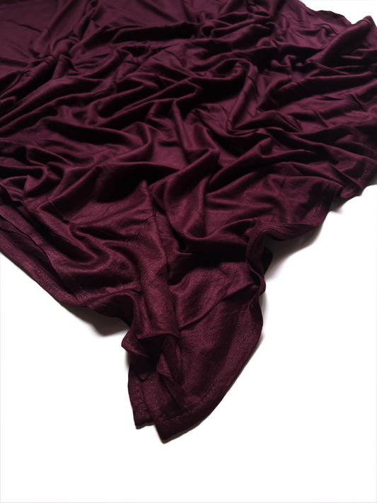 Modal Jersey Hijab - Dark Maroon