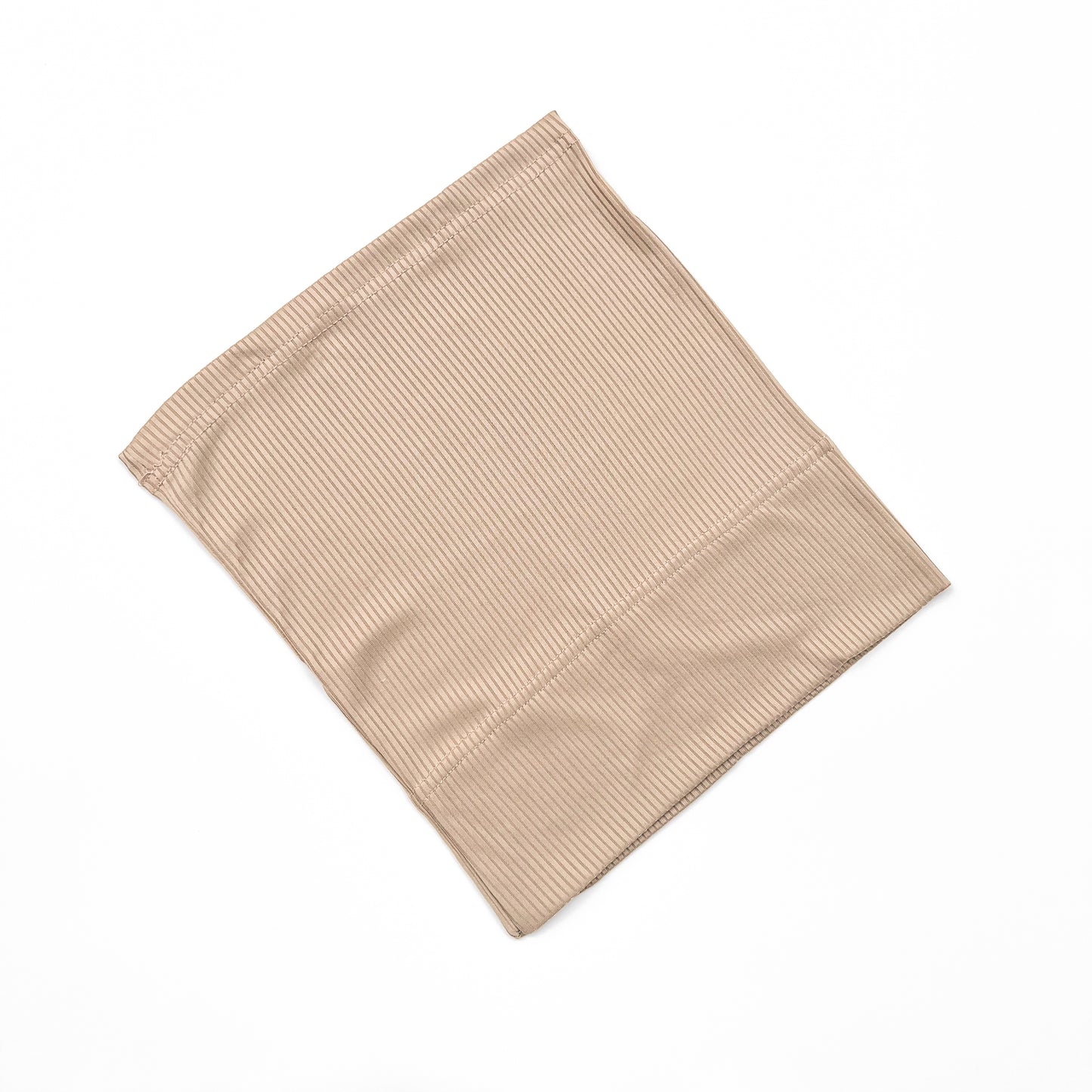 Ribbed Tube Cap - Light Tiramisu
