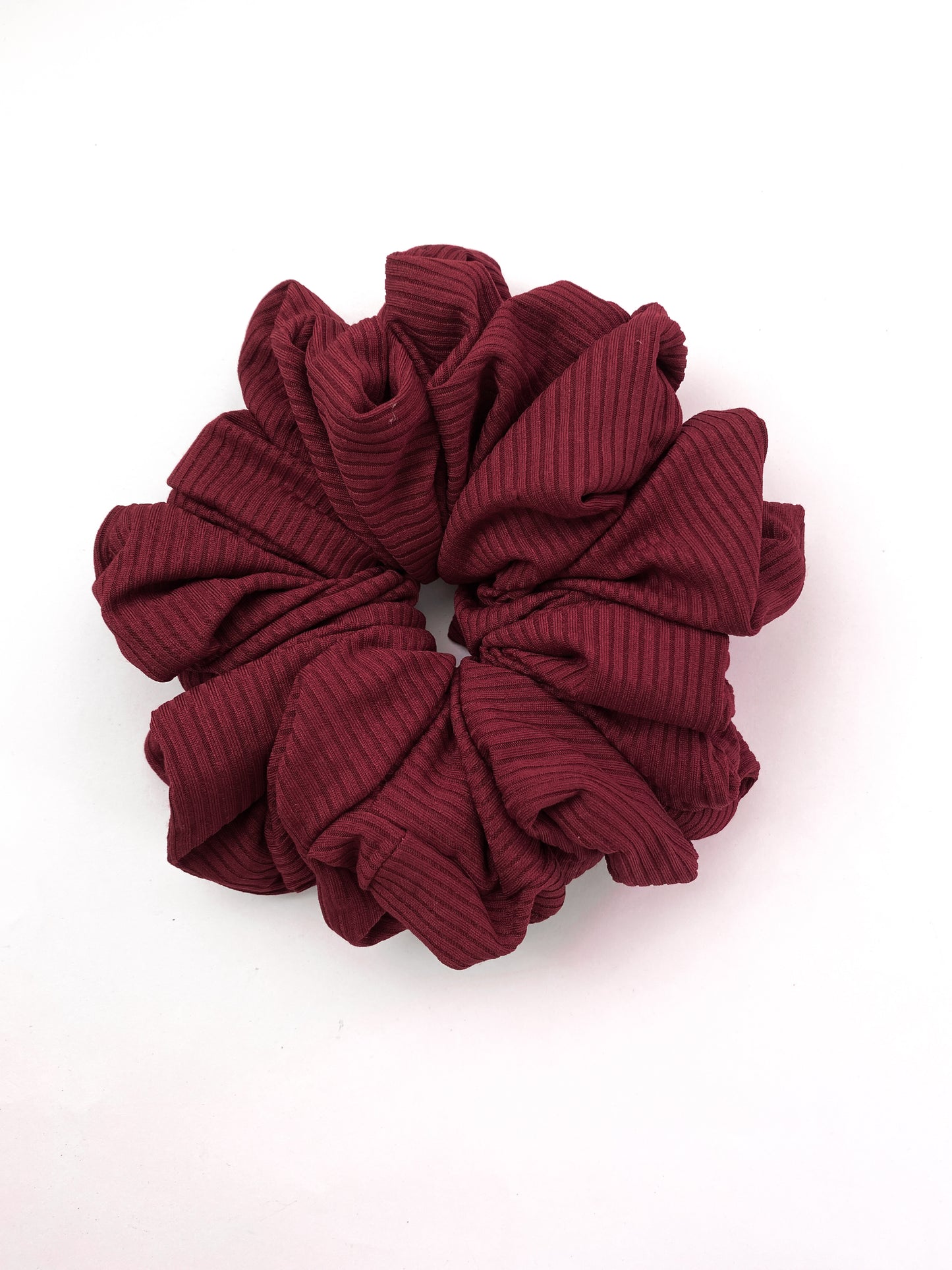 Jersey Volumizing Scrunchie - Maroon