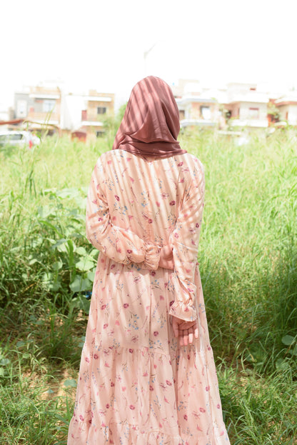 Bellerose Modest Dress - Peach