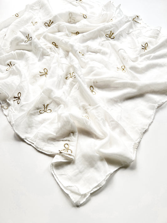 Bow-Me Hijab - Milky White