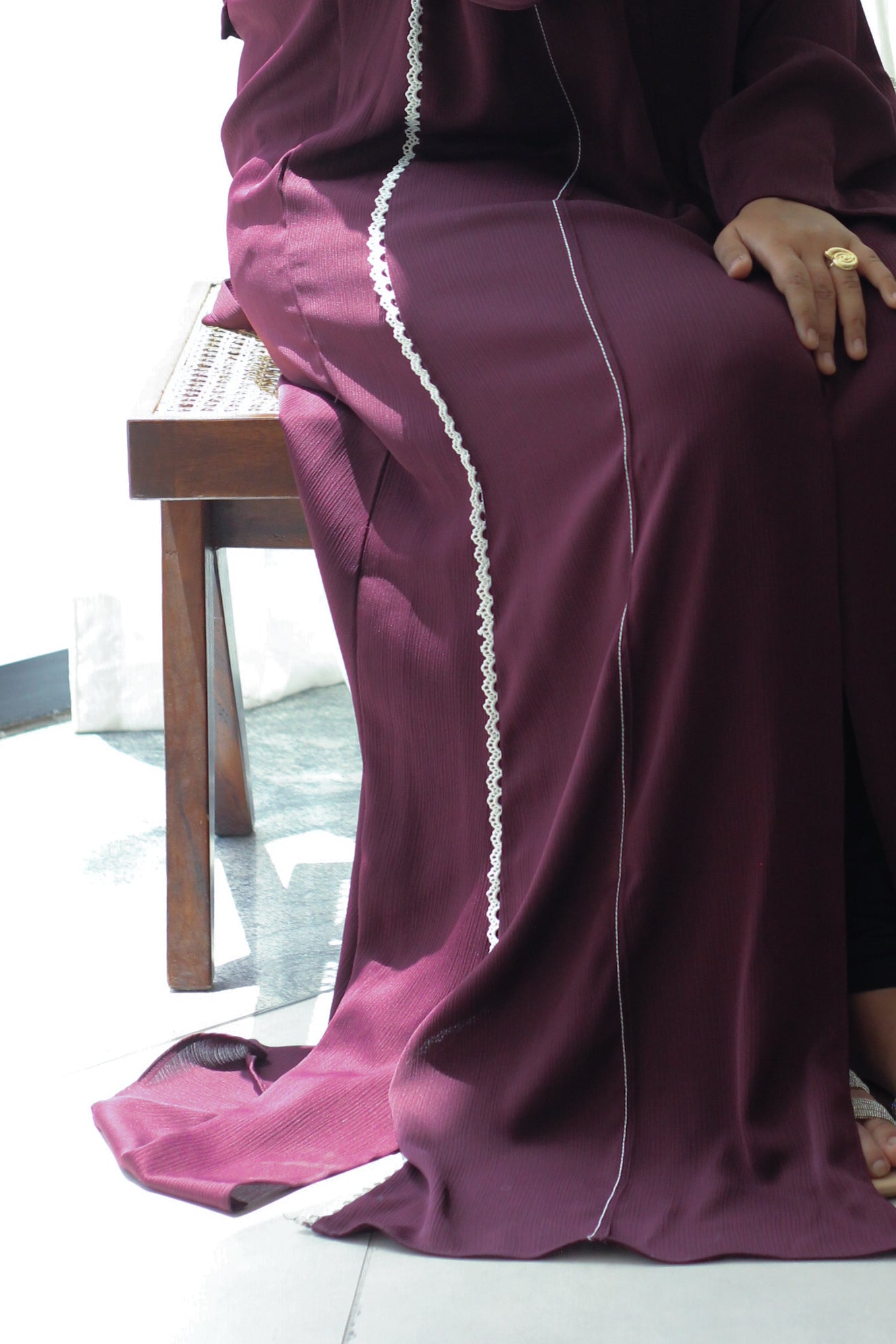Heba Abaya - Plum