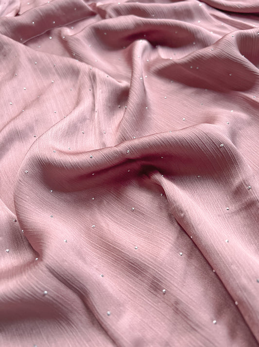 Crinkle Silk Luxe - Powder Pink