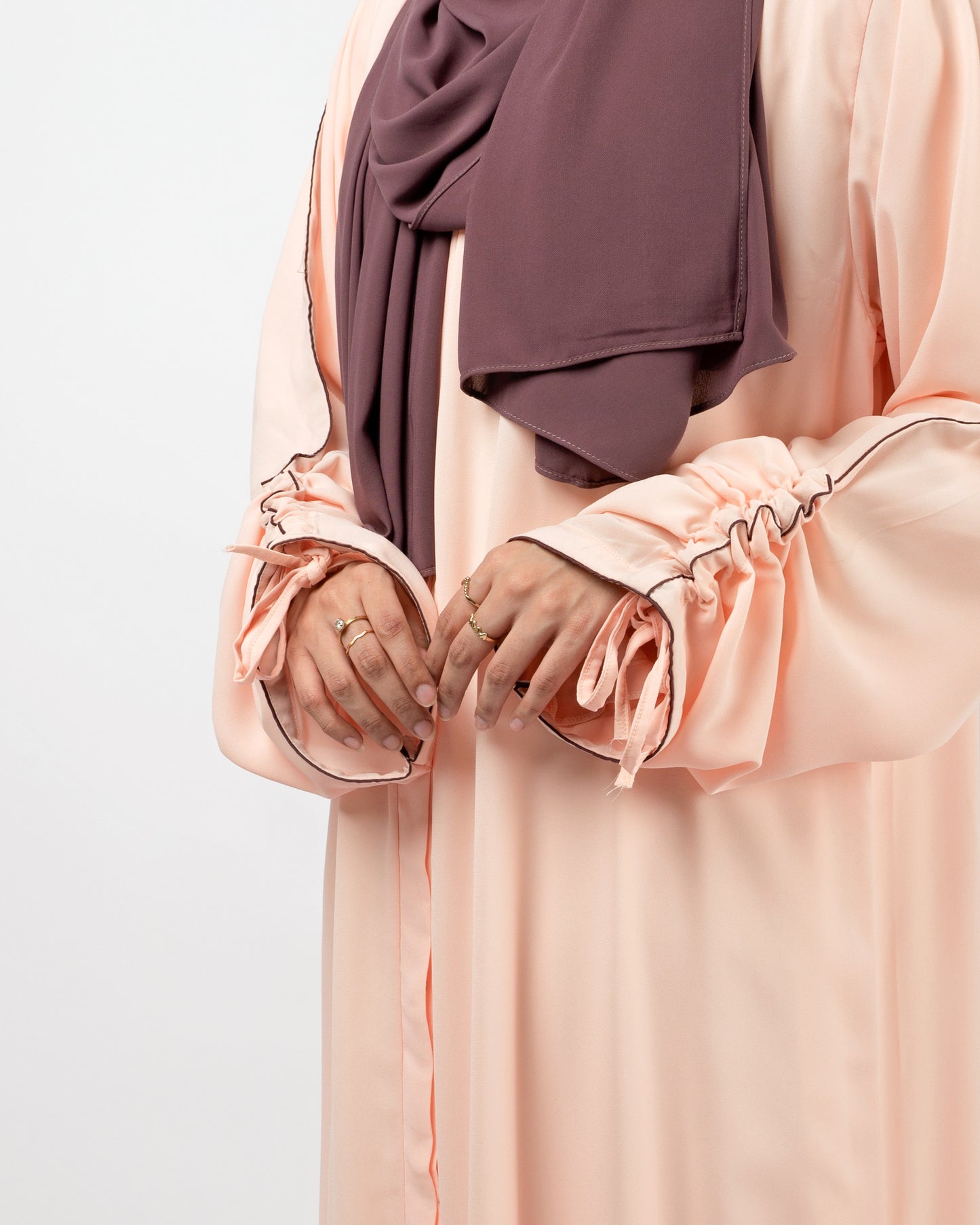 Avina Abaya - Light Peach