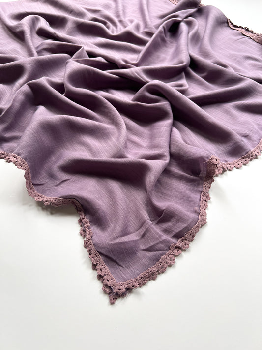 Laced Turkish Lawn - Mauve