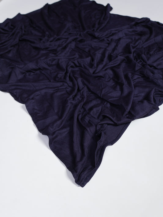 Plain Jersey Hijab - Navy Blue