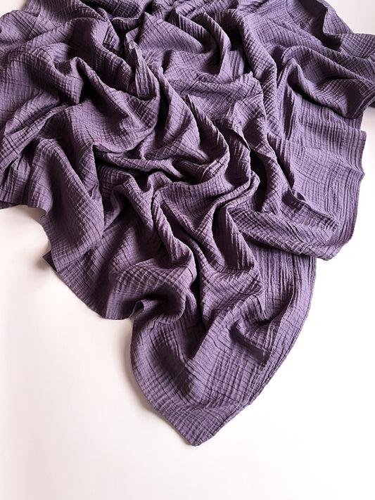 Crumpled Marble Hijab - Lavendar