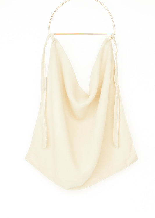 Tie-back Niqab - Buttermilk