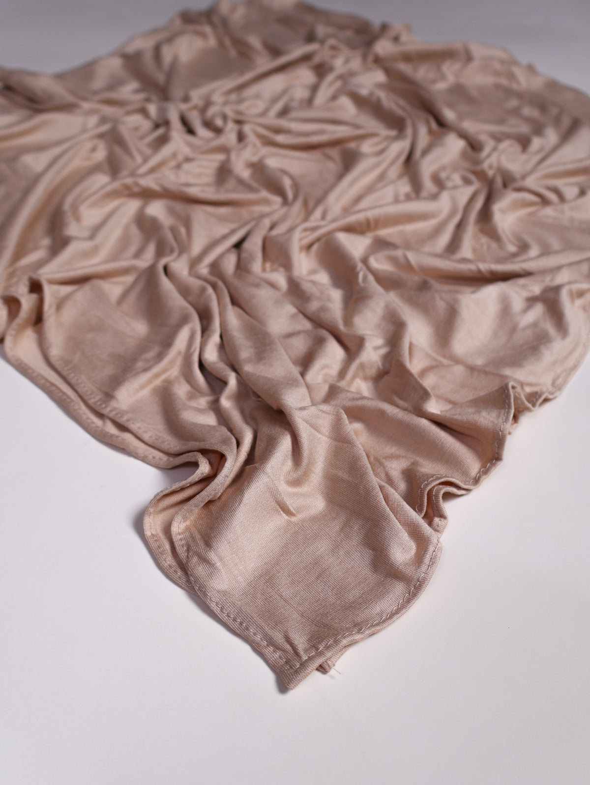 Plain Jersey Hijab - Beige