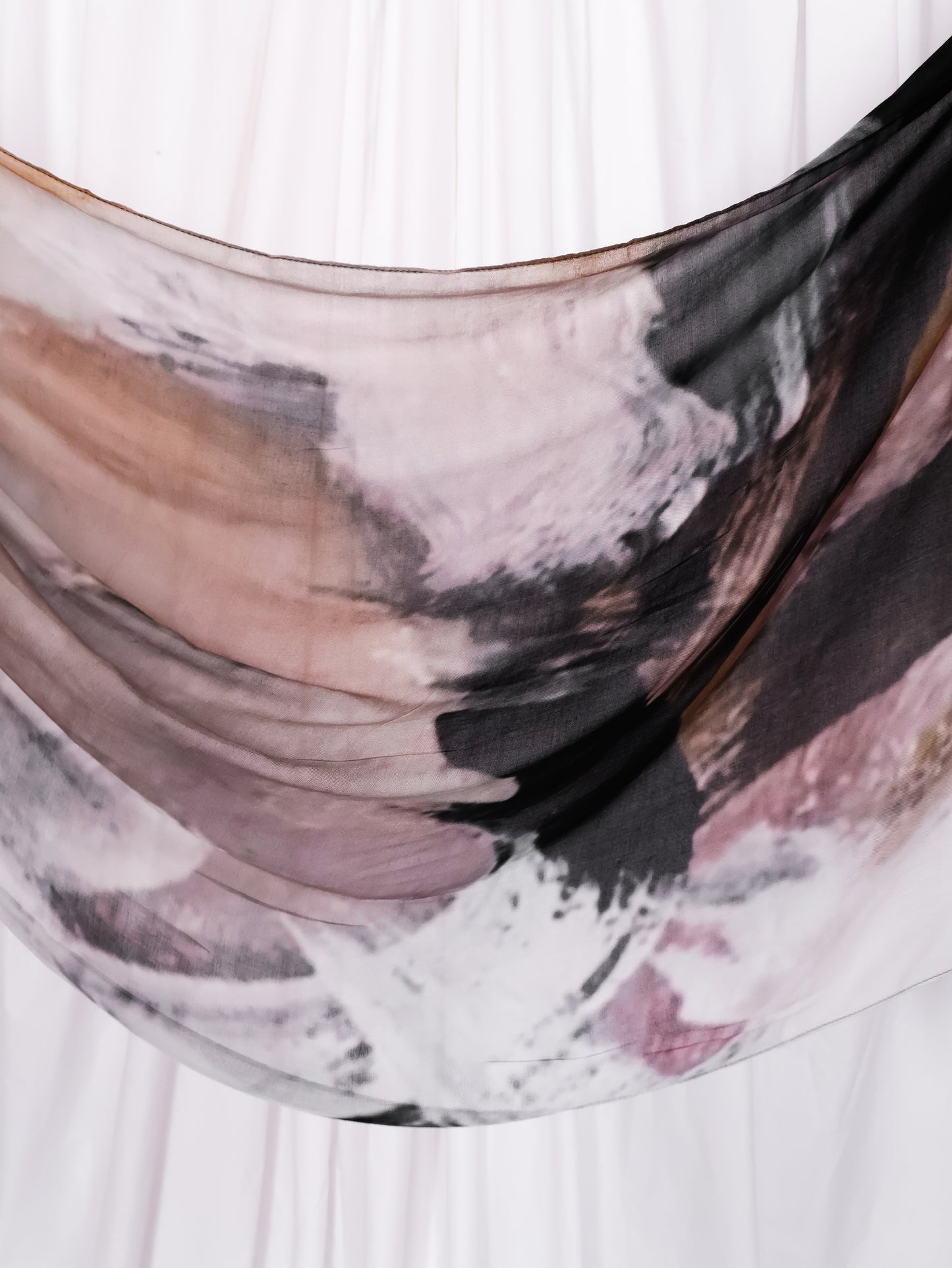 Real Modal Printed Hijab - Strokes of Dusk