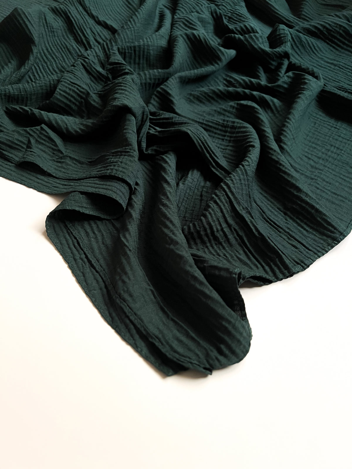 Crumpled Marble Hijab - Emerald