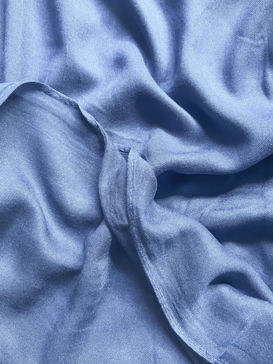 Modal Hijab (Single Stitch)- Light blue
