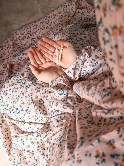 Namaz Chadar With Sleeves (Lawn) - Alaiza