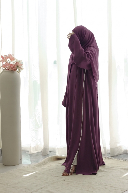 Heba Abaya - Plum