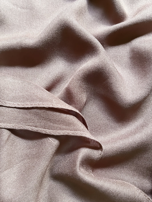 Modal Hijab (Single Stitch)- French Beige