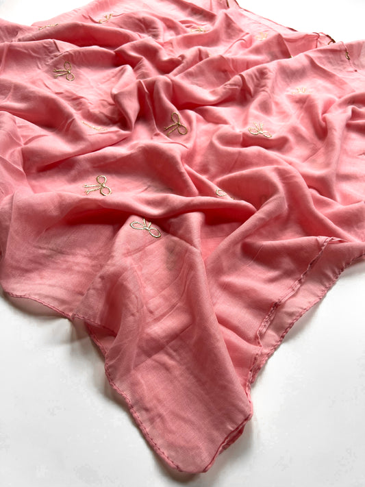 Bow-Me Hijab - Peachy Pink