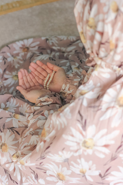 Namaz Chadar With Sleeves (Lawn) - Fatima