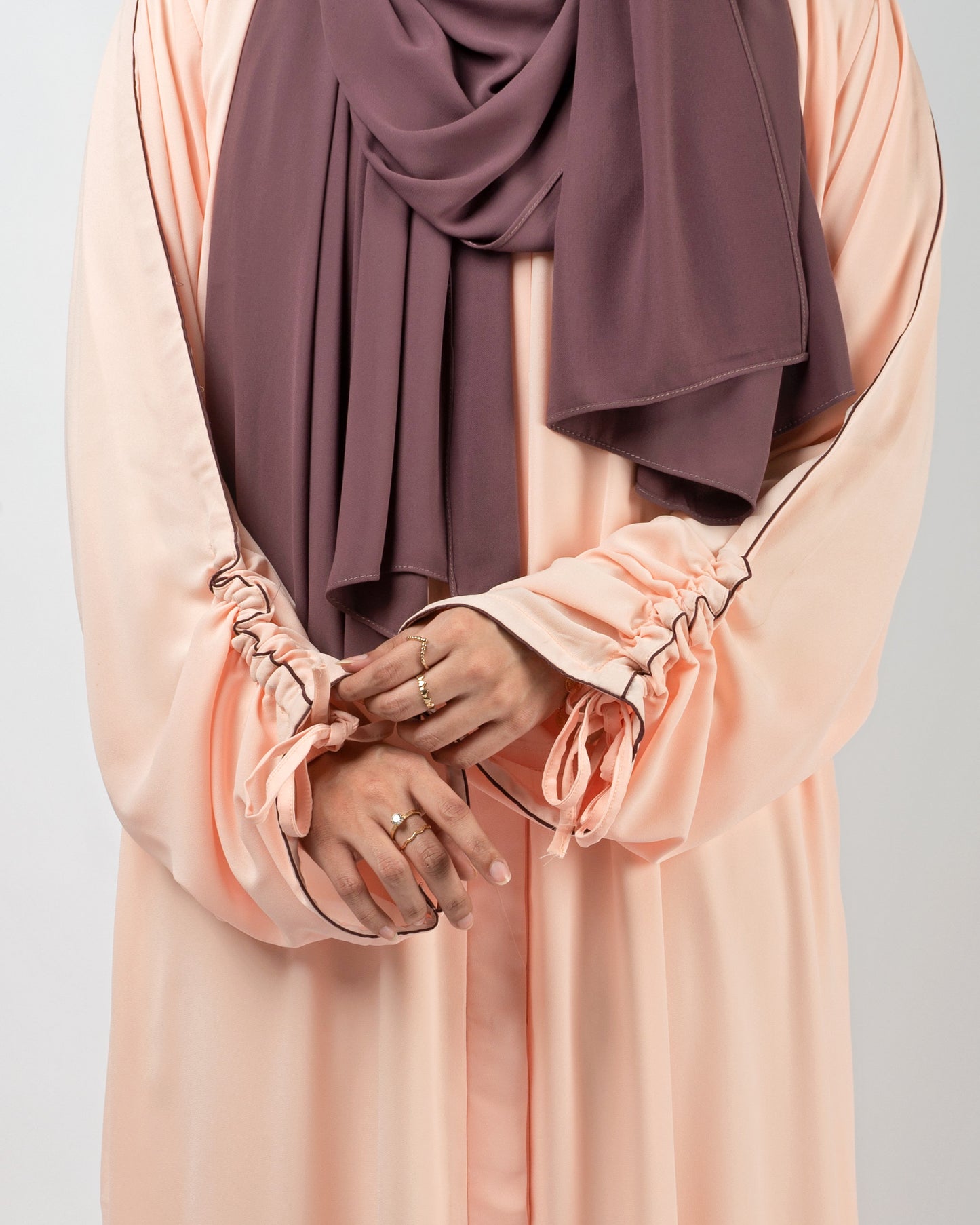 Avina Abaya - Light Peach