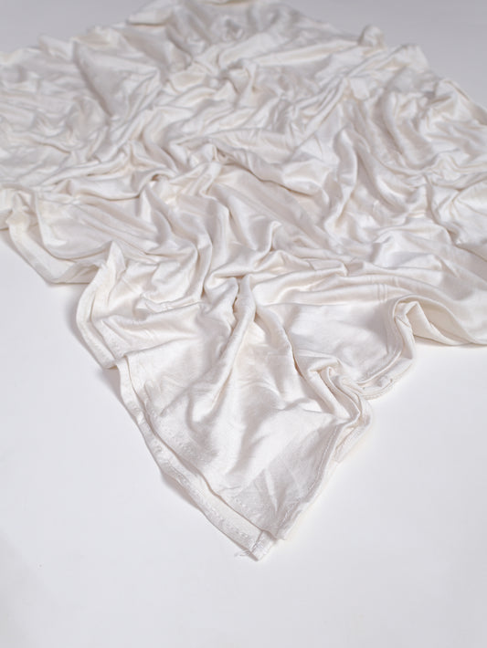 Plain Jersey Hijab - Ivory