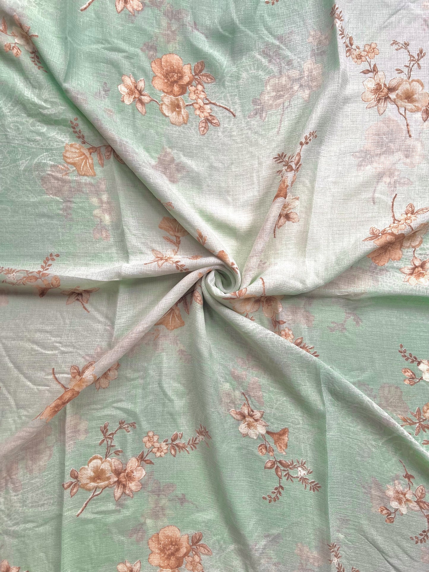 Zuheyra Printed Hijab - Tea Green