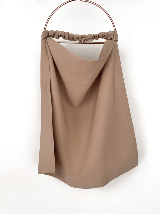 Elastic back Niqab - Wheat