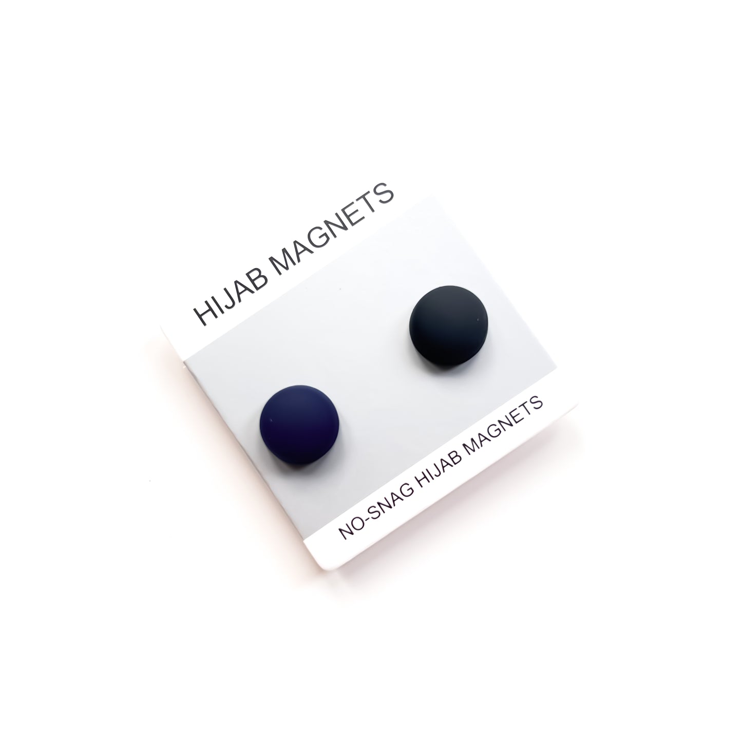 Matte Hijab Magnets (Circle)  - Midnight
