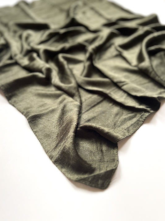 Textured Silk - Olive